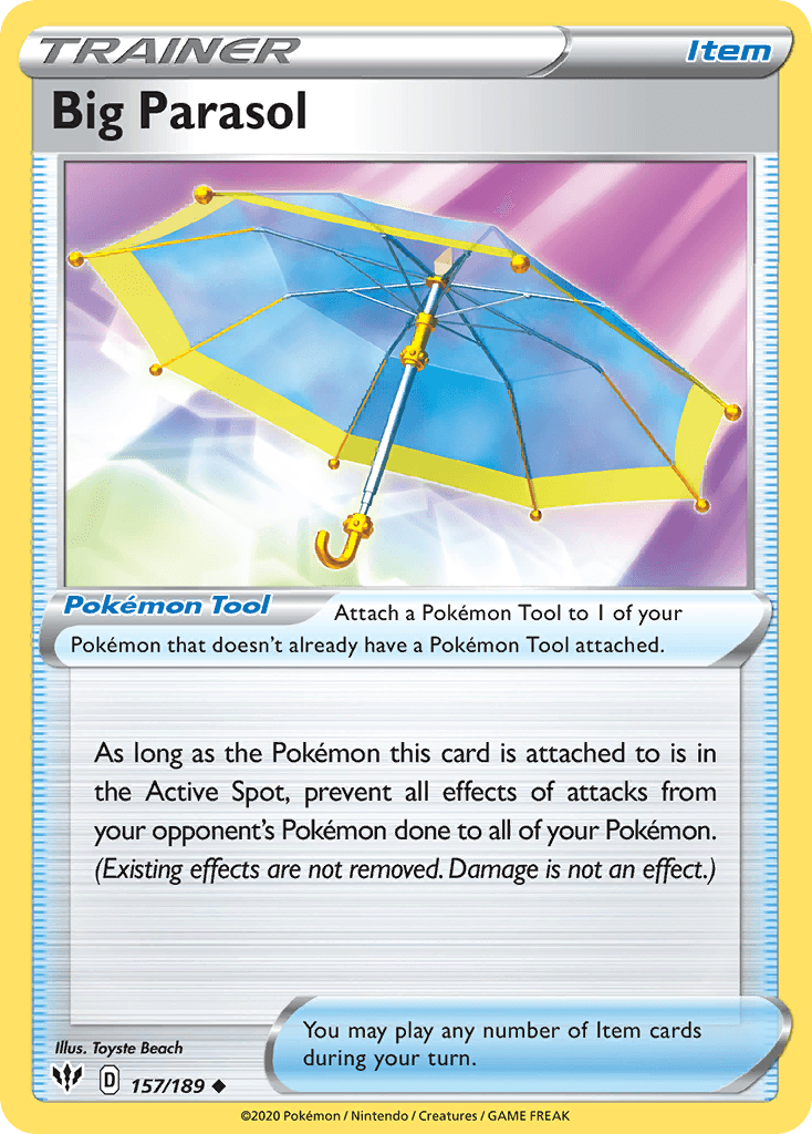 Big Parasol (157/189) [Sword & Shield: Darkness Ablaze] - Doe's Cards