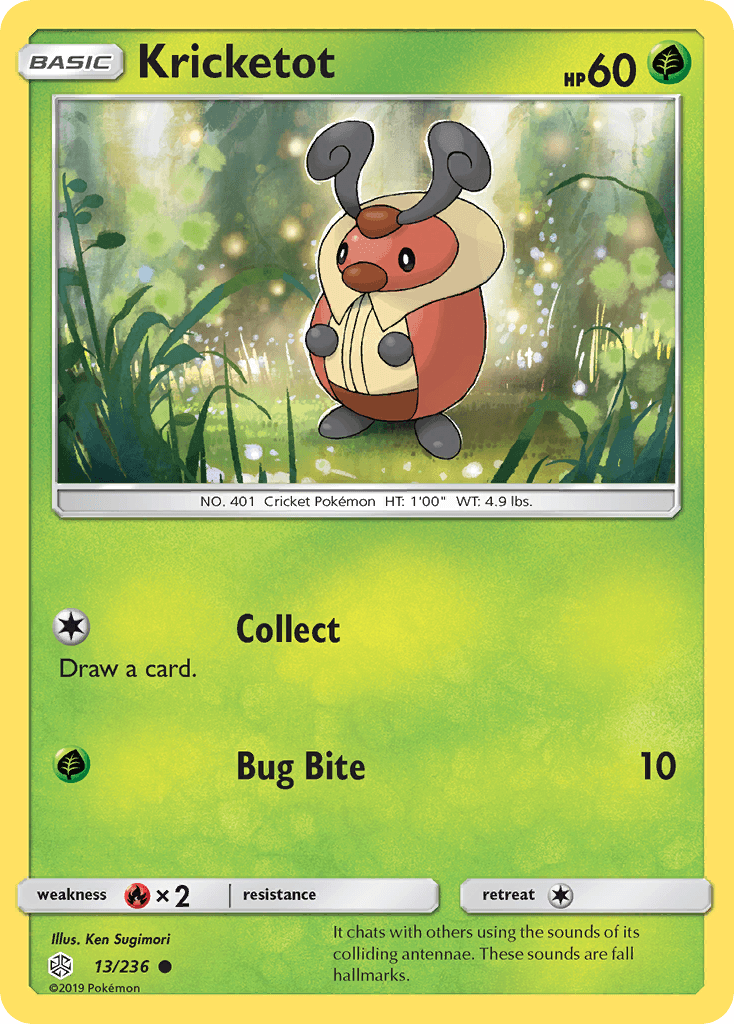 Kricketot (13/236) [Sun & Moon: Cosmic Eclipse] - Doe's Cards
