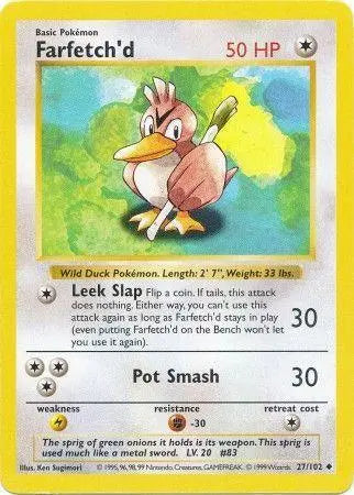 Farfetch'd (27/102) [Base Set Shadowless Unlimited] - Doe's Cards