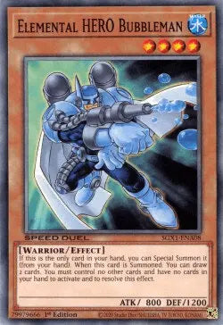 Elemental HERO Bubbleman [SGX1-ENA08] Common - Doe's Cards