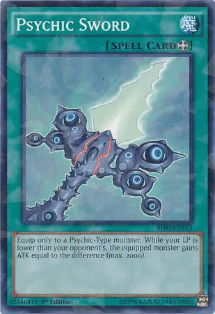 Psychic Sword [BP03-EN163] Shatterfoil Rare - Doe's Cards
