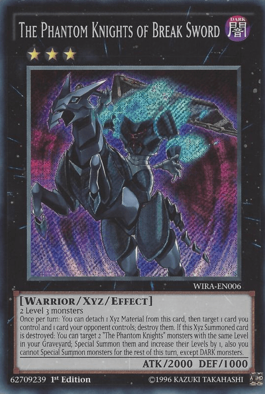 The Phantom Knights of Break Sword [WIRA-EN006] Secret Rare - Doe's Cards