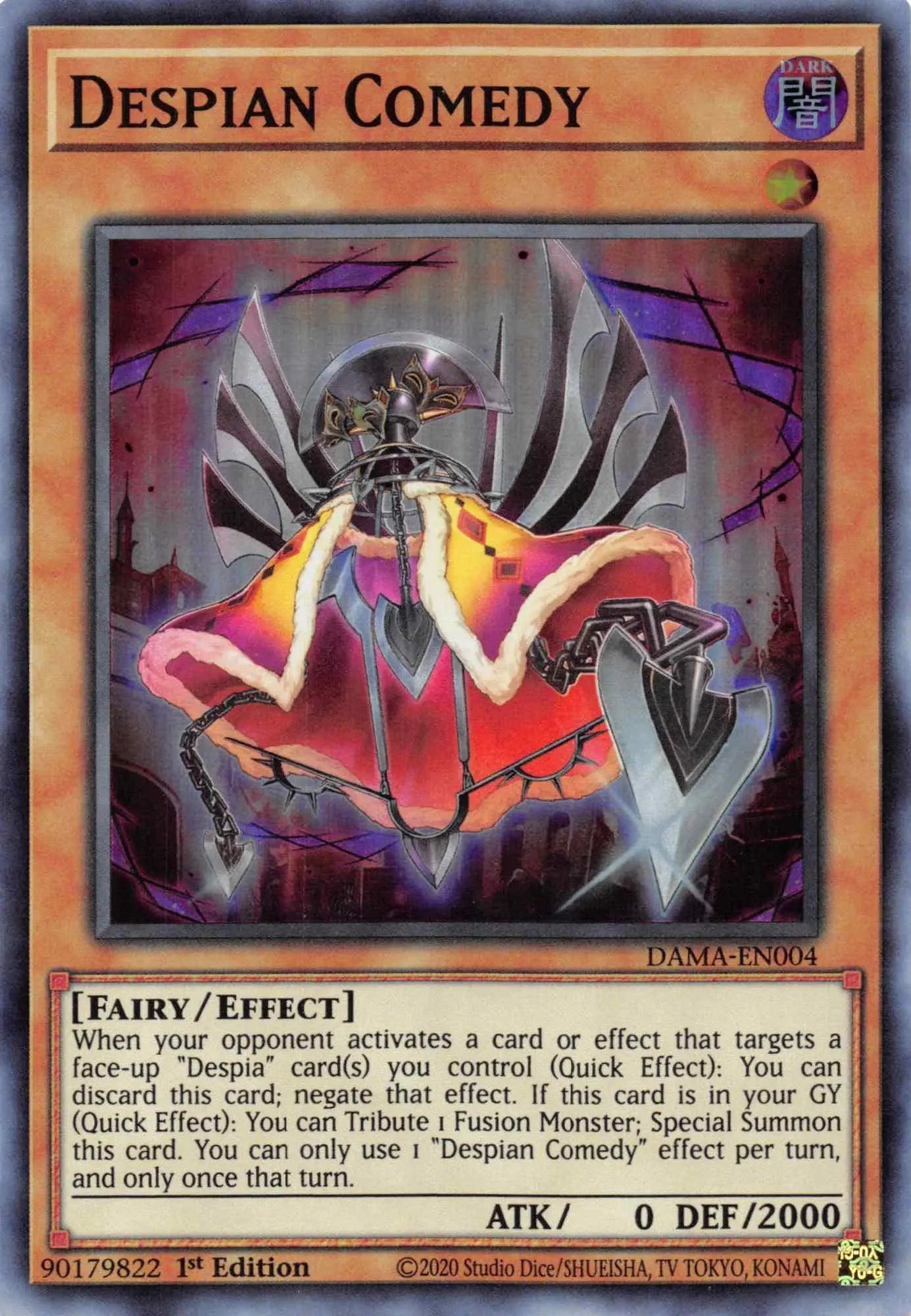 Despian Comedy [DAMA-EN004] Super Rare - Doe's Cards