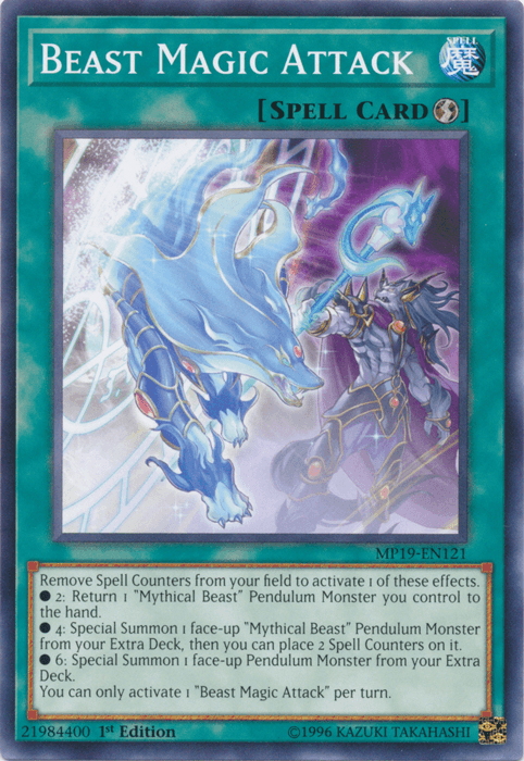 Beast Magic Attack [MP19-EN121] Common - Doe's Cards