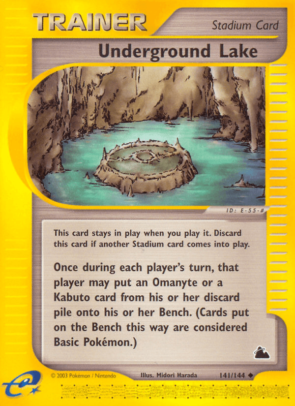 Underground Lake (141/144) [Skyridge] - Doe's Cards