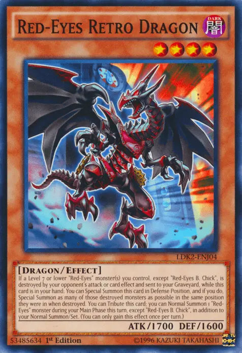 Red-Eyes Retro Dragon [LDK2-ENJ04] Common - Doe's Cards