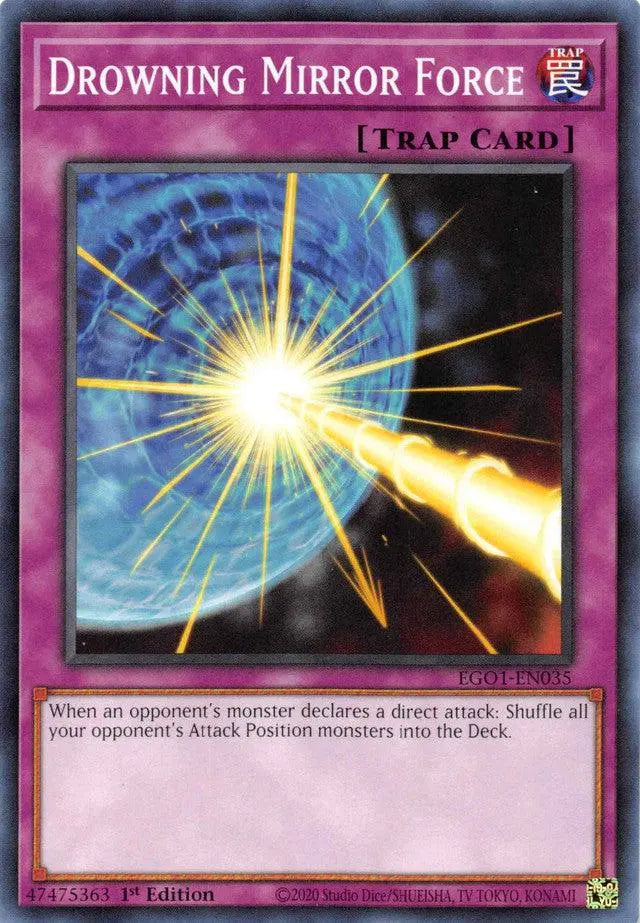 Drowning Mirror Force [EGO1-EN035] Common - Doe's Cards