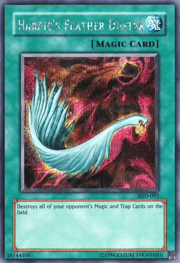 Harpie's Feather Duster [SDD-003] Secret Rare - Doe's Cards