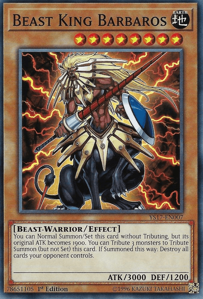 Beast King Barbaros [YS17-EN007] Common - Doe's Cards