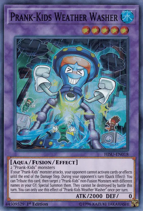 Prank-Kids Weather Washer [HISU-EN018] Super Rare - Doe's Cards