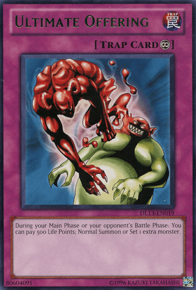 Ultimate Offering (Green) [DL13-EN019] Rare - Doe's Cards