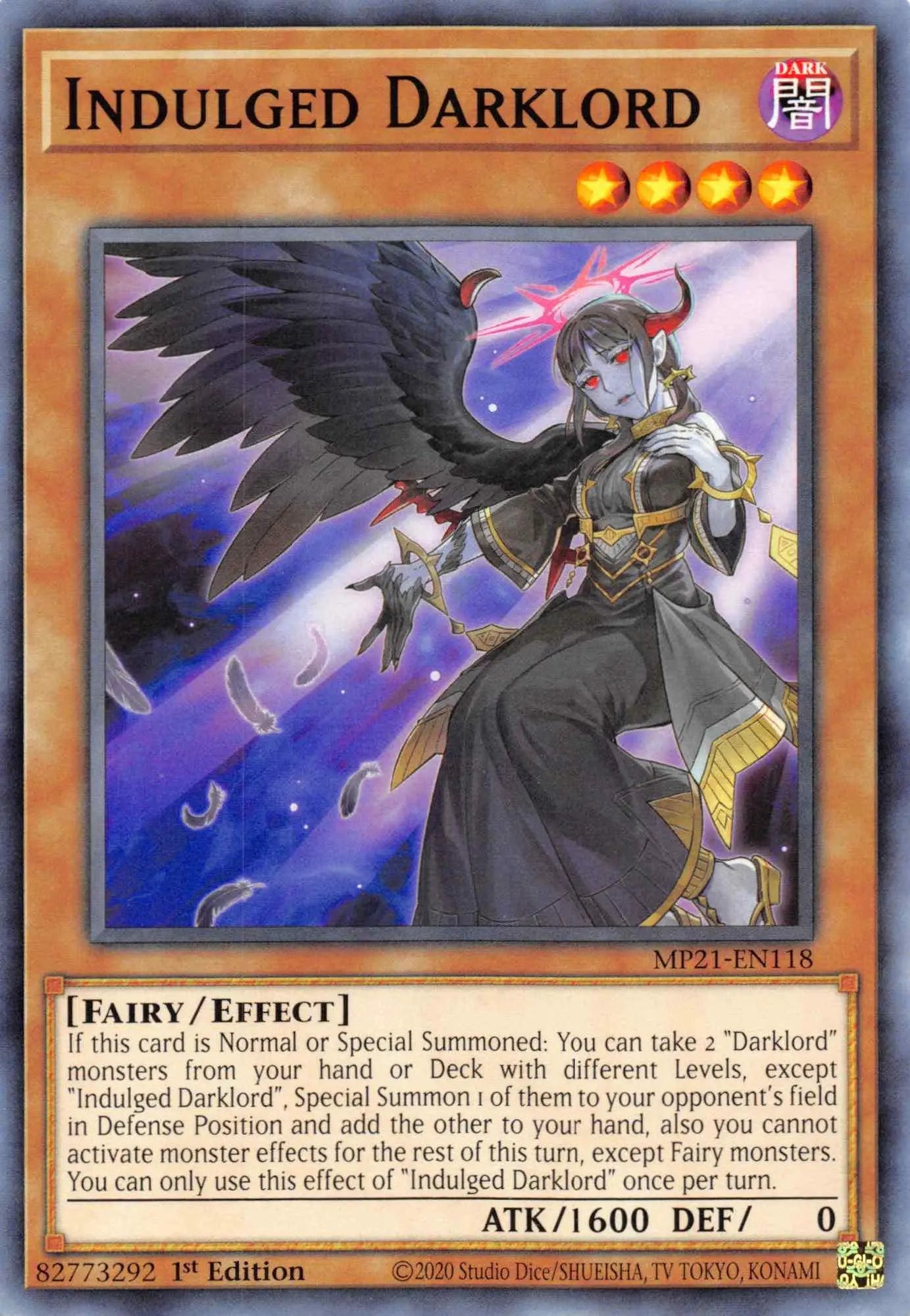 Indulged Darklord [MP21-EN118] Common - Doe's Cards