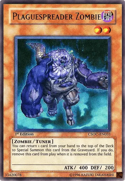 Plaguespreader Zombie [CSOC-EN031] Ultra Rare - Doe's Cards