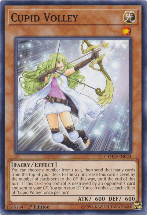 Cupid Volley [CYHO-EN024] Common - Doe's Cards