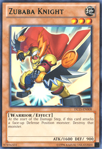 Zubaba Knight (Green) [DL15-EN008] Rare - Doe's Cards