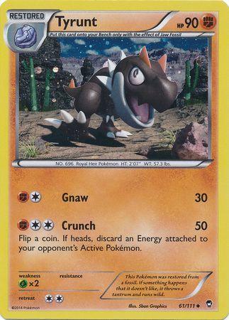 Tyrunt (61/111) (Cosmos Holo) [XY: Furious Fists] - Doe's Cards