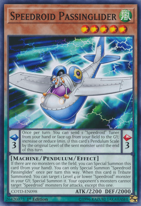 Speedroid Passinglider [COTD-EN098] Common - Doe's Cards