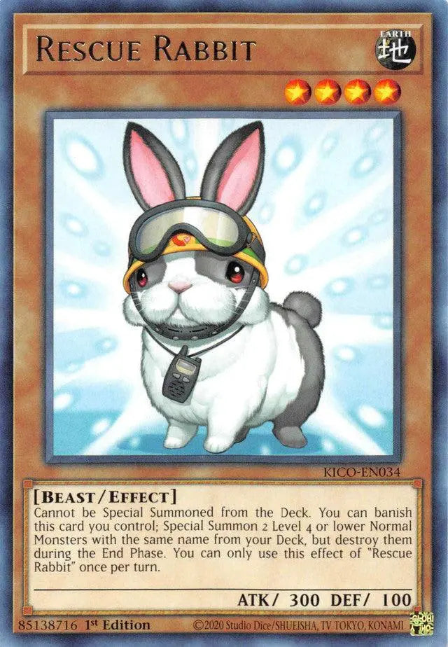 Rescue Rabbit [KICO-EN034] Rare - Doe's Cards