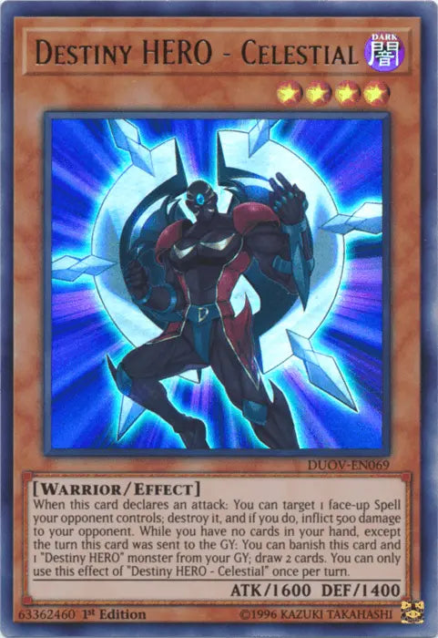 Destiny HERO - Celestial [DUOV-EN069] Ultra Rare - Doe's Cards