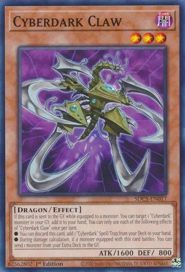 Cyberdark Claw [SDCS-EN017] Common - Doe's Cards