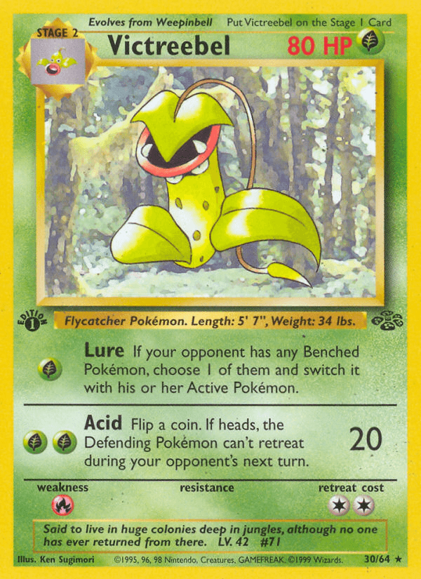 Victreebel (30/64) [Jungle 1st Edition] - Doe's Cards