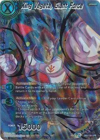 King Vegeta, Giant Force (DB3-138) [Giant Force] - Doe's Cards