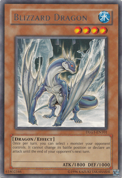 Blizzard Dragon [DLG1-EN101] Rare - Doe's Cards