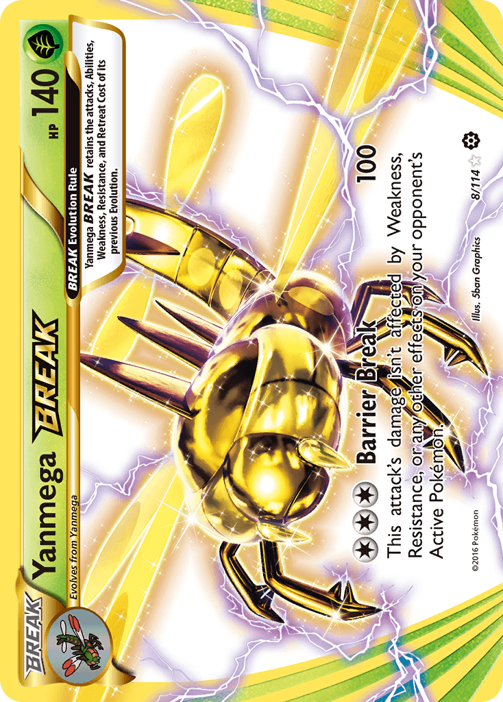 Yanmega BREAK (8/114) [XY: Steam Siege] - Doe's Cards