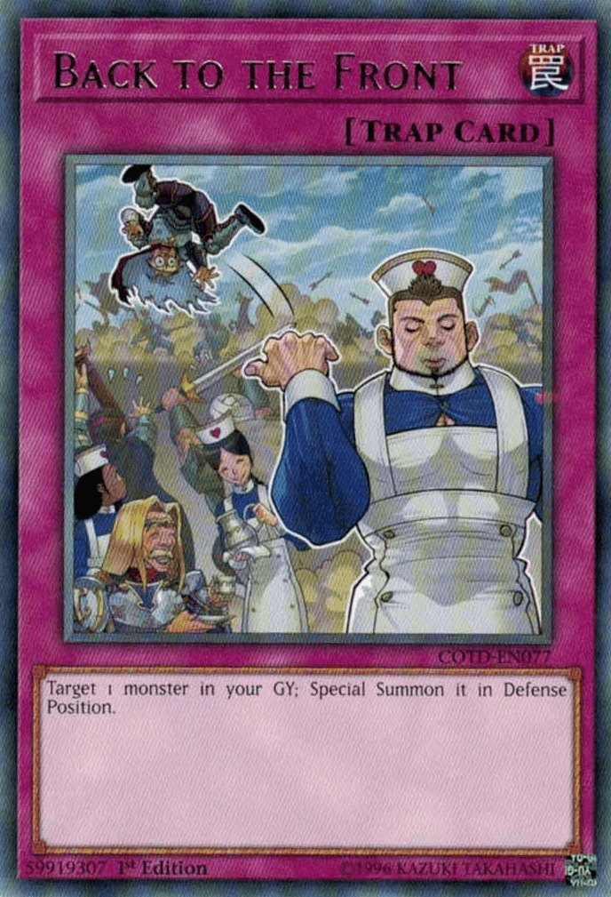 Back to the Front [COTD-EN077] Rare - Doe's Cards