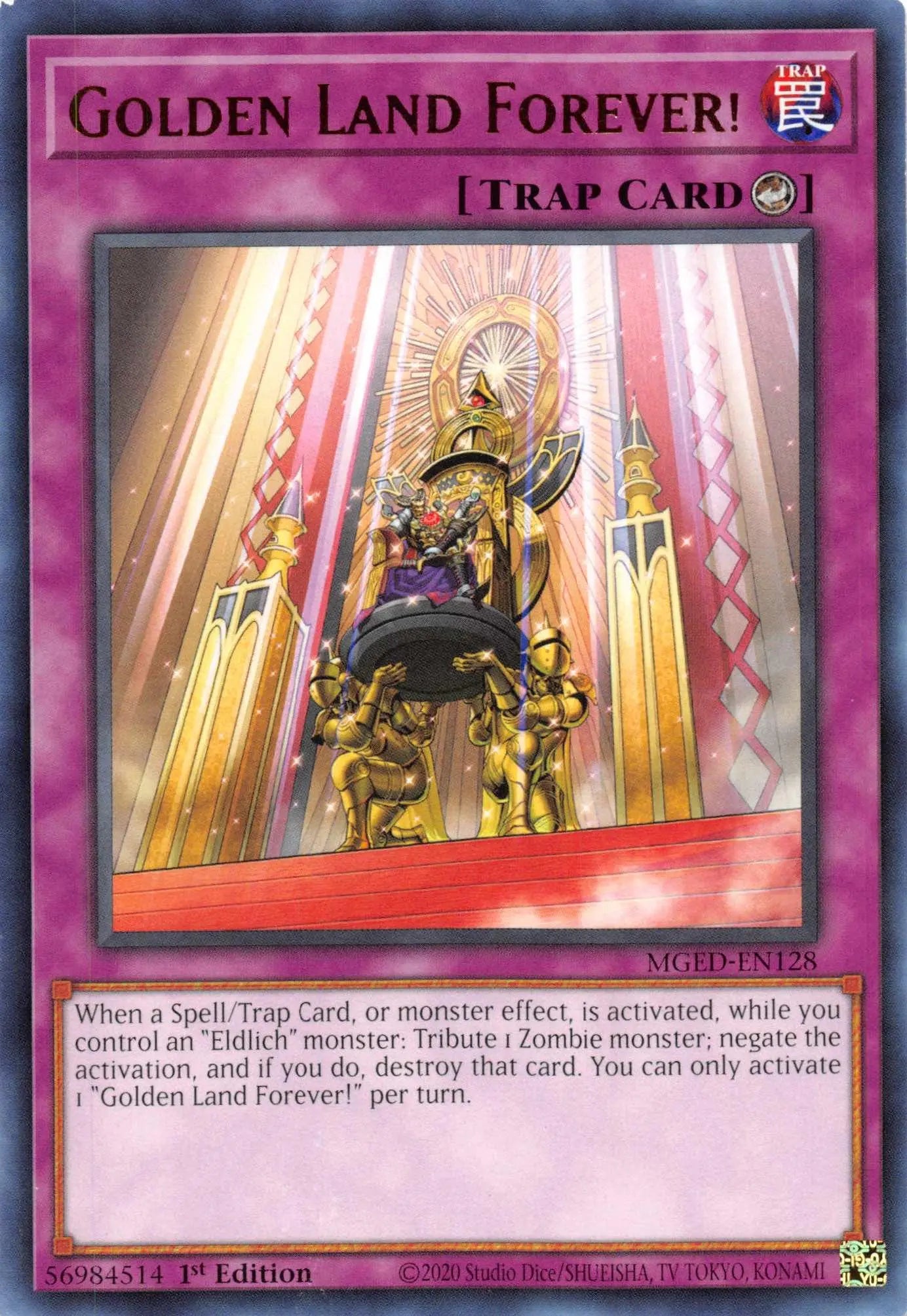 Golden Land Forever! [MGED-EN128] Rare - Doe's Cards