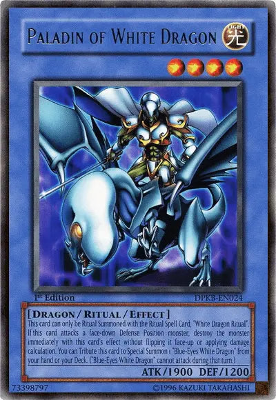 Paladin of White Dragon [DPKB-EN024] Rare - Doe's Cards