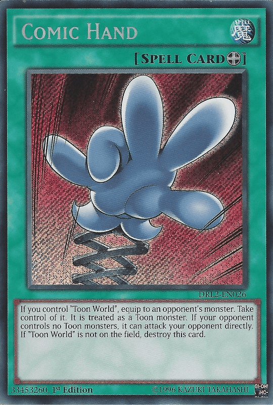 Comic Hand [DRL2-EN026] Secret Rare - Doe's Cards