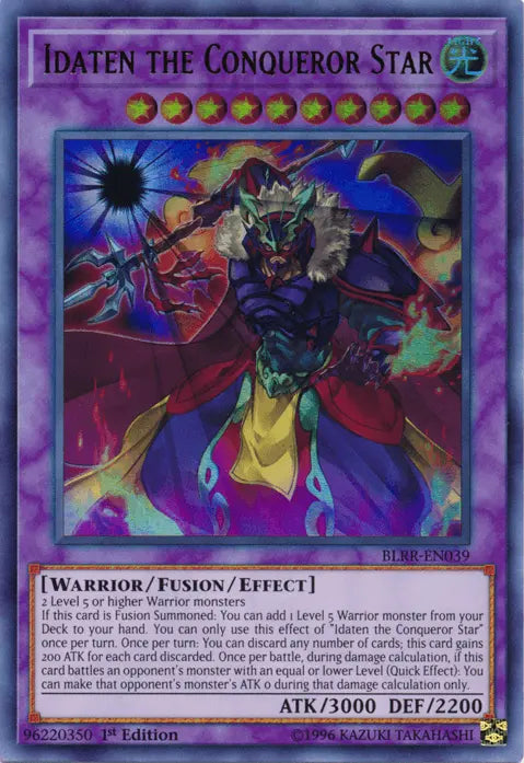 Idaten the Conqueror Star [BLRR-EN039] Ultra Rare - Doe's Cards