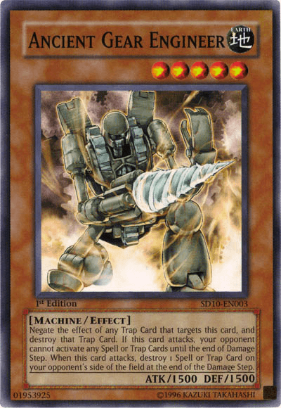 Ancient Gear Engineer [SD10-EN003] Common - Doe's Cards