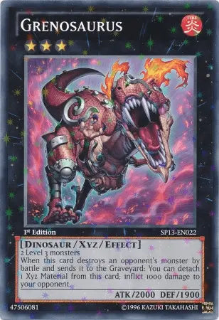 Grenosaurus [SP13-EN022] Starfoil Rare - Doe's Cards
