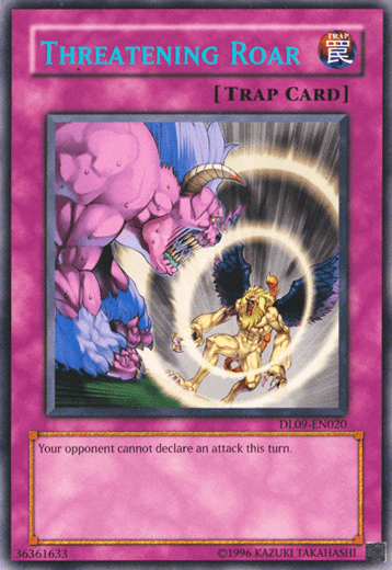 Threatening Roar (Blue) [DL09-EN020] Rare - Doe's Cards