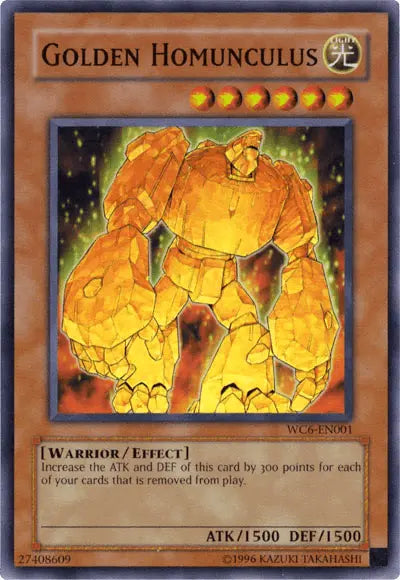 Golden Homunculus [WC6-EN001] Super Rare - Doe's Cards