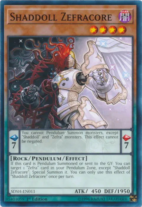 Shaddoll Zefracore [SDSH-EN011] Common - Doe's Cards