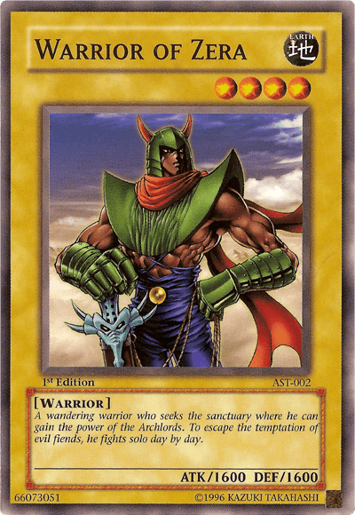 Warrior of Zera [AST-002] Common - Doe's Cards