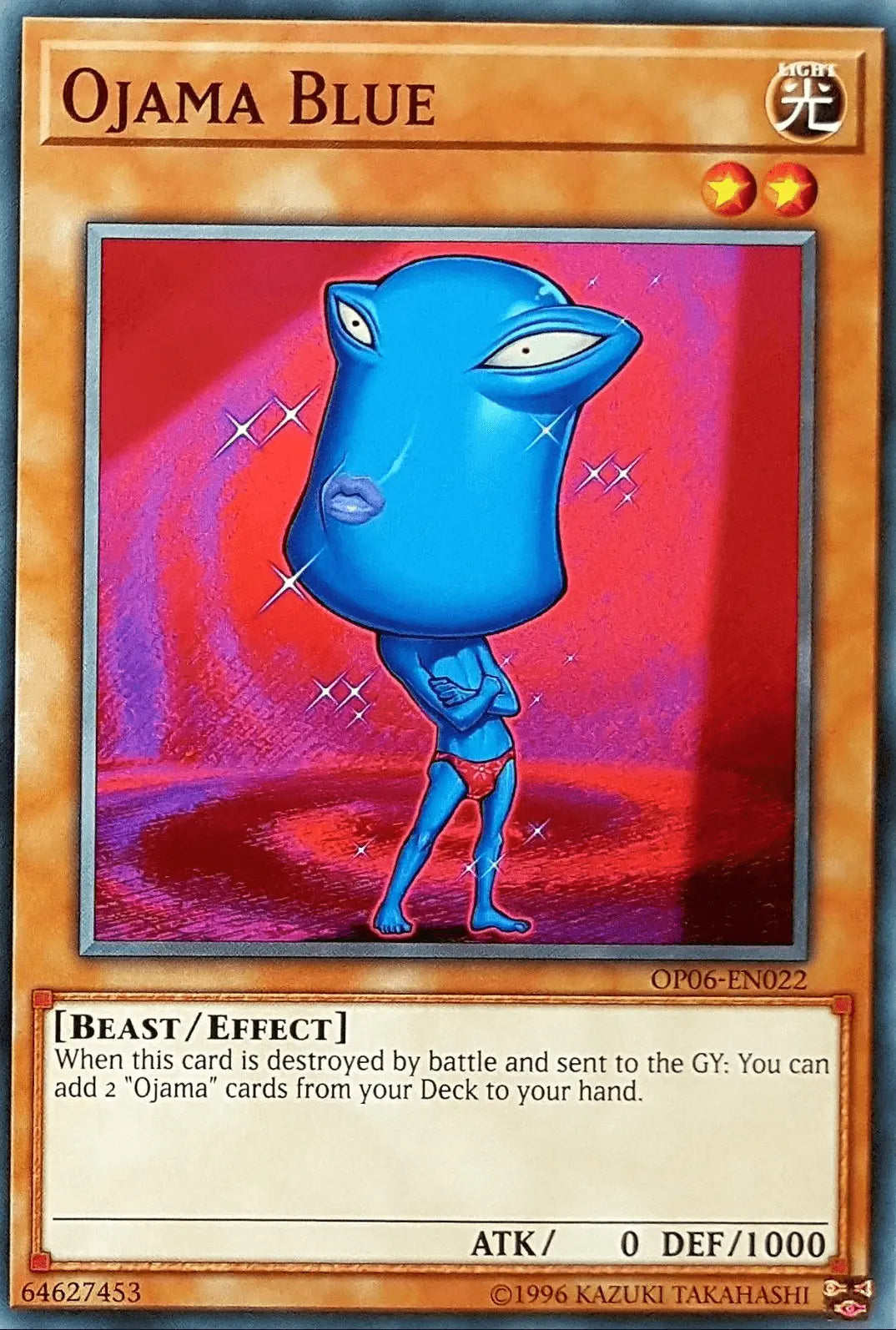 Ojama Blue [OP06-EN022] Common - Doe's Cards