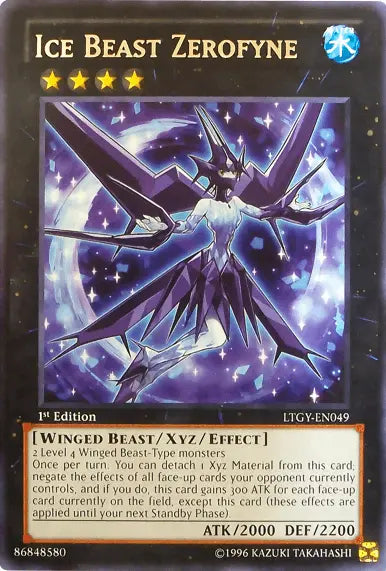 Ice Beast Zerofyne [LTGY-EN049] Rare - Doe's Cards