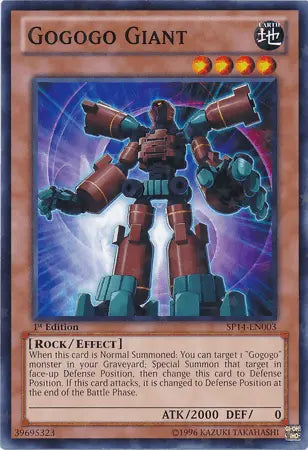 Gogogo Giant [SP14-EN003] Starfoil Rare - Doe's Cards