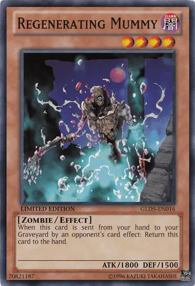 Regenerating Mummy [GLD5-EN016] Common - Doe's Cards