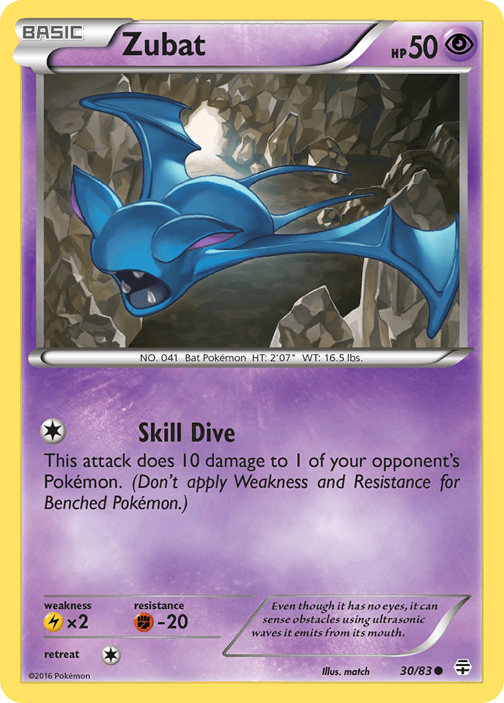 Zubat (30/83) [XY: Generations] - Doe's Cards