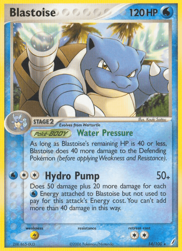 Blastoise (14/100) [EX: Crystal Guardians] - Doe's Cards