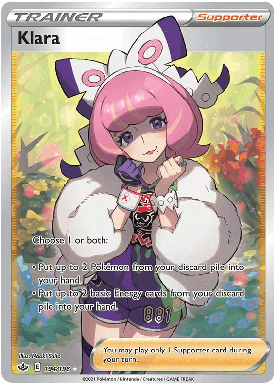 Klara (194/198) [Sword & Shield: Chilling Reign] - Doe's Cards