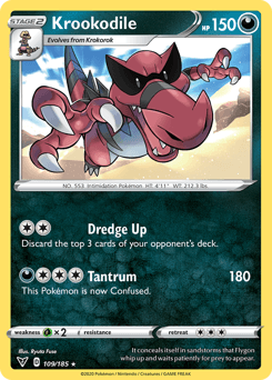 Krookodile (109/185) [Sword & Shield: Vivid Voltage] - Doe's Cards