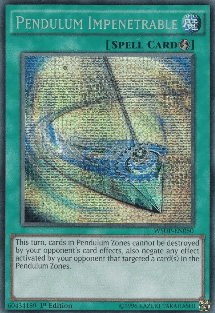 Pendulum Impenetrable [WSUP-EN050] Secret Rare - Doe's Cards