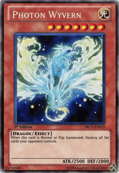 Photon Wyvern [PRC1-EN015] Secret Rare - Doe's Cards