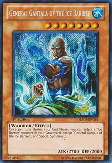 General Gantala of the Ice Barrier [HA04-EN054] Secret Rare - Doe's Cards